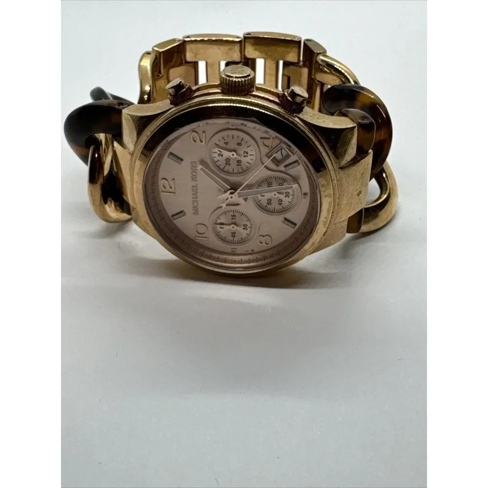 Michael Kors MK4269 Women's Gold Stainless Steel Analog Dial Quartz Watch JNA855